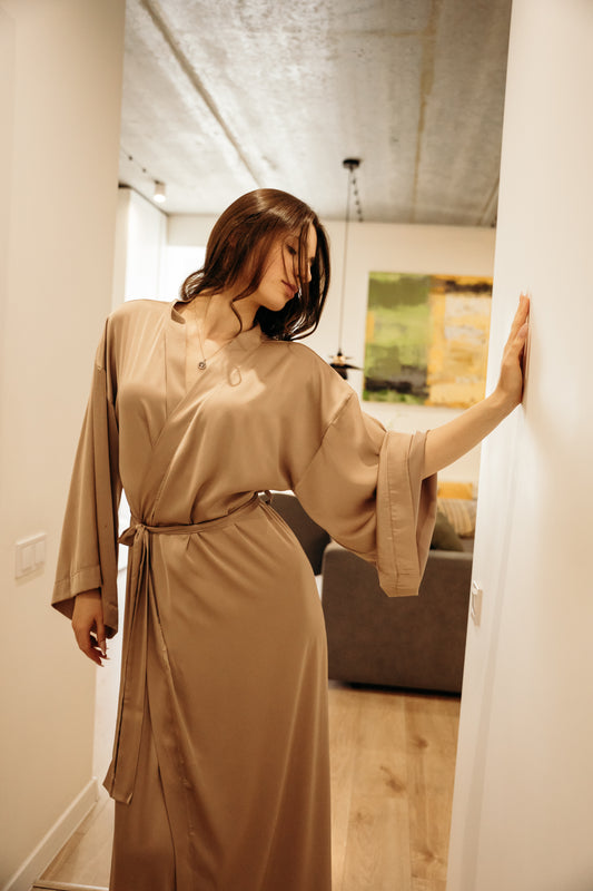 Silk robe